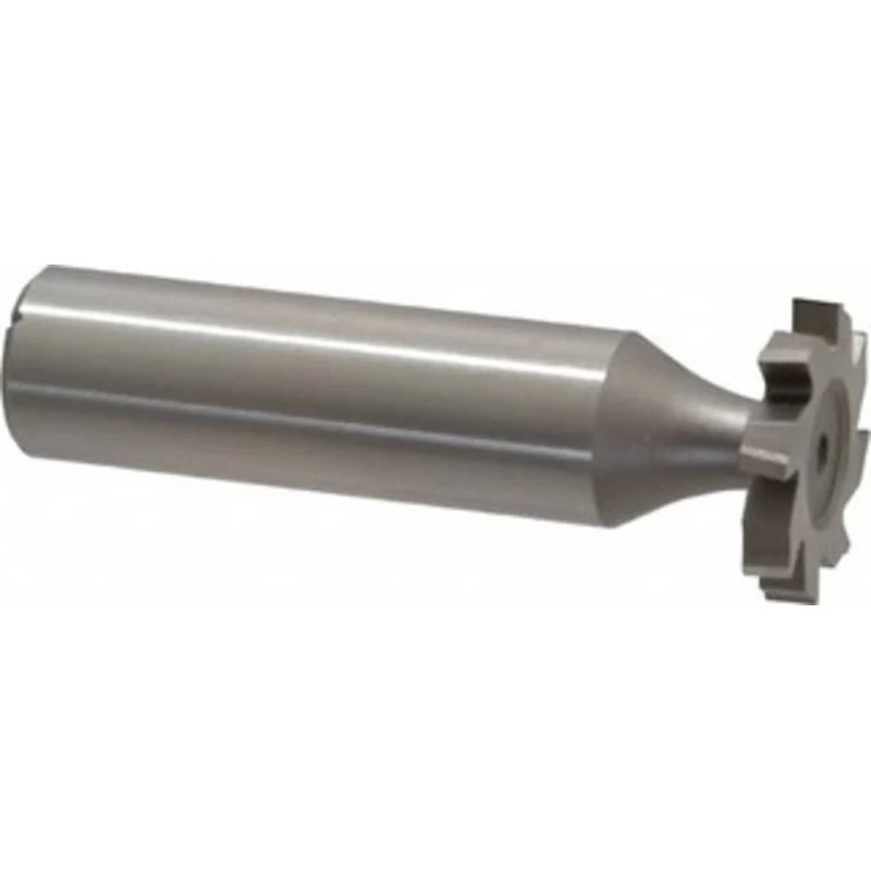 Made in USA ANSI 406 (Old Std # 7) 3/4 Cut Diam, 1/8 Cut Width, 1/2 Shank, Staggered-Tooth Woodruff Keyseat Cutter Hi...
